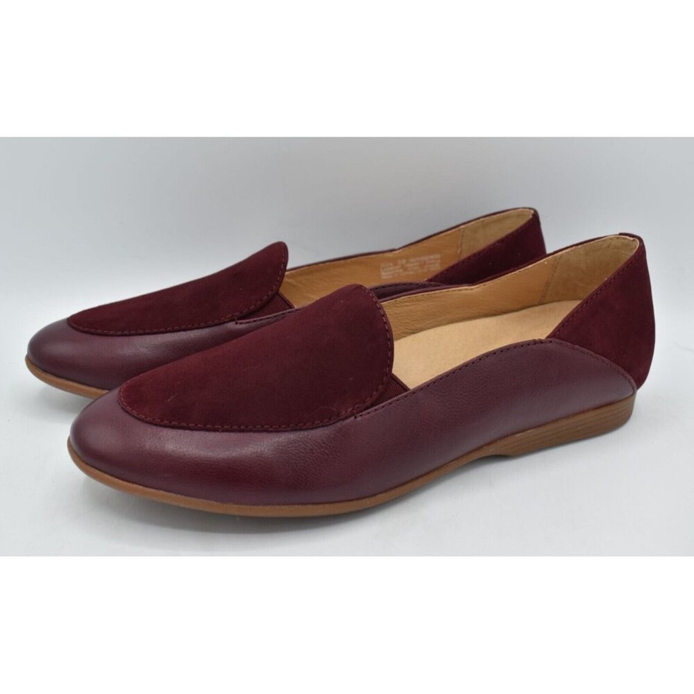 Dansko Womens Size EU 41 US 10.5-11 Lace Wine Leather Slip On Loafers Shoes